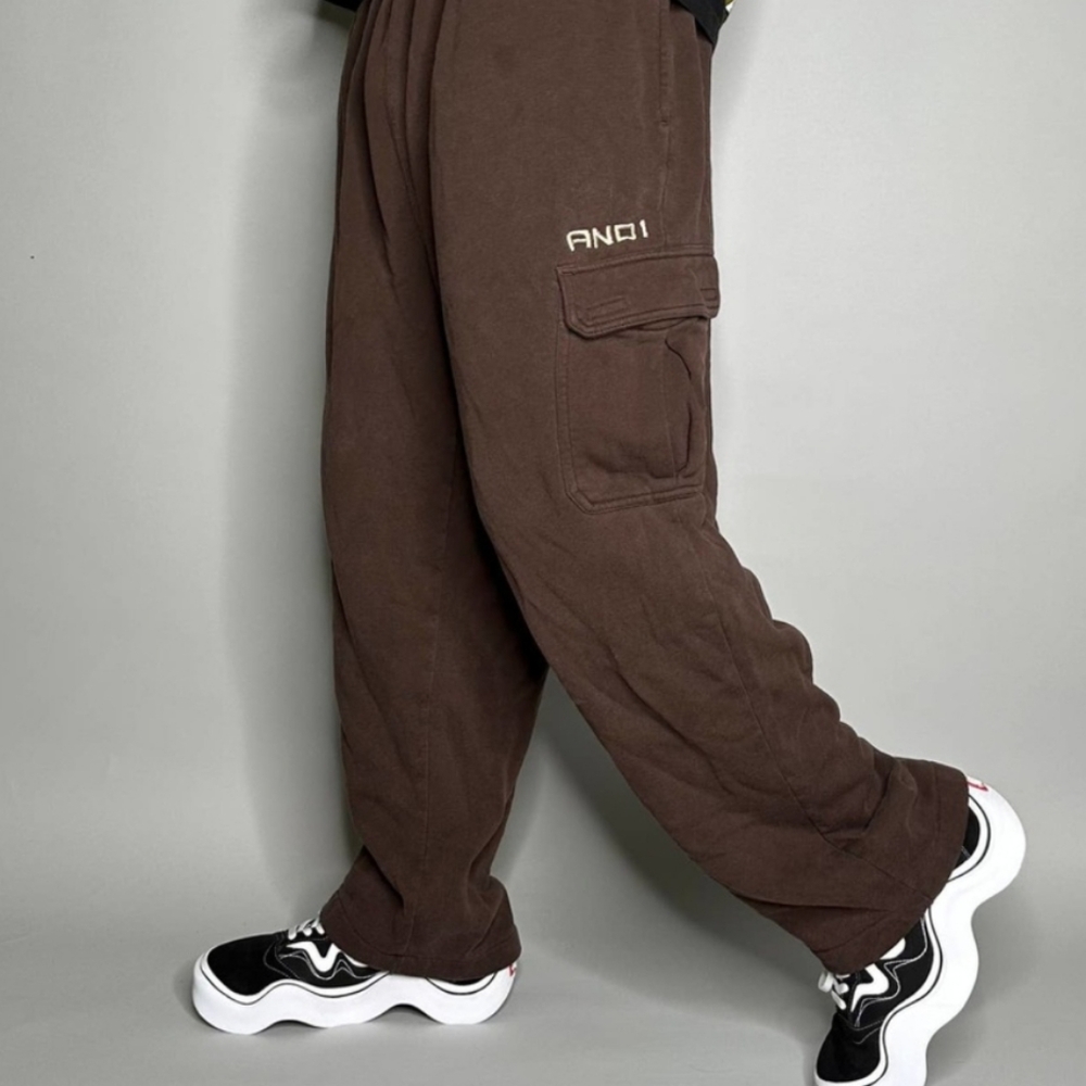 AND1 Vintage 90's Brown Cargo Sweatpants